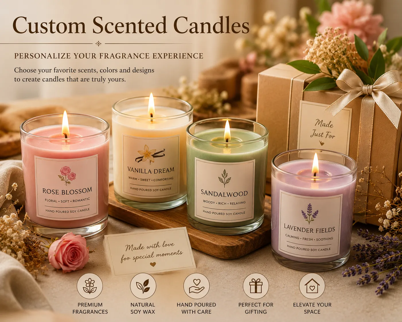 Custom Scented Candles: Personalize Your Fragrance Experience