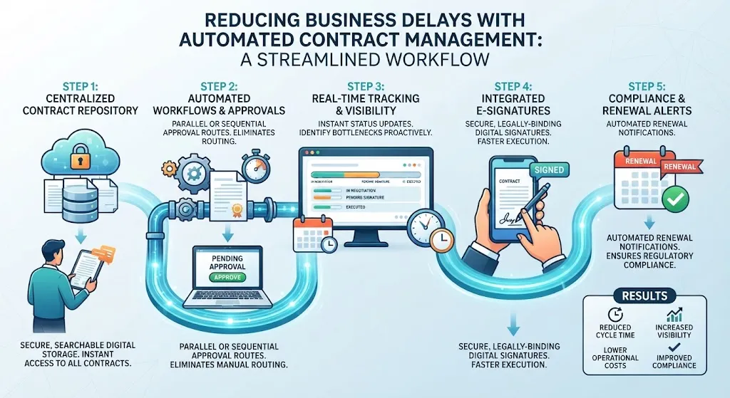 How Automated Contract Management Can Reduce Business Delays