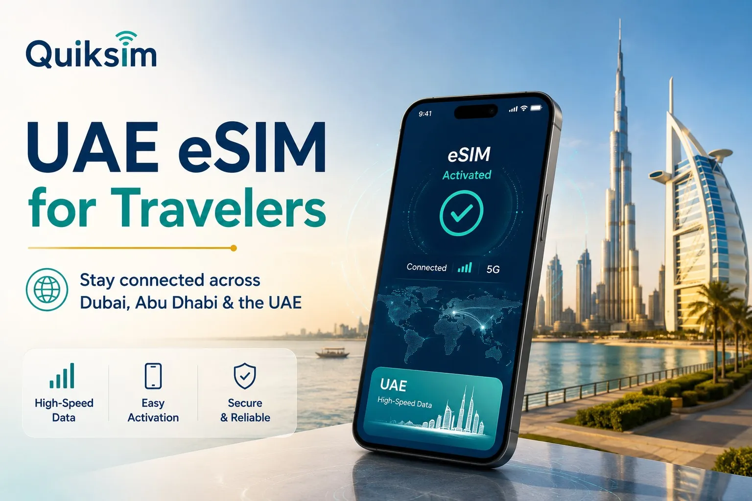 UAE eSIM for Travelers: How to Get Mobile Data in Dubai, Abu Dhabi, and Across the UAE