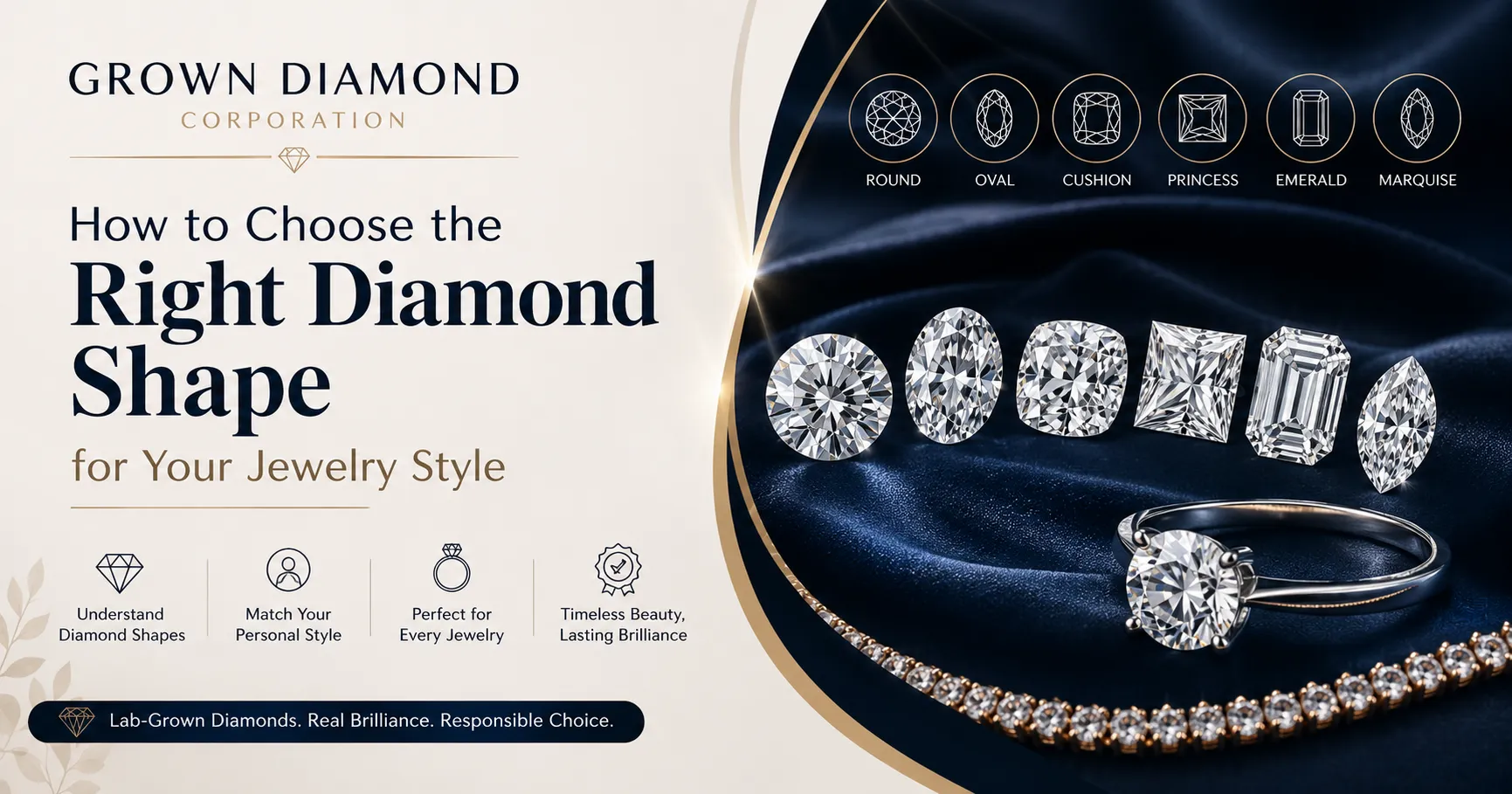 How to Choose the Right Diamond Shape for Your Jewelry Style