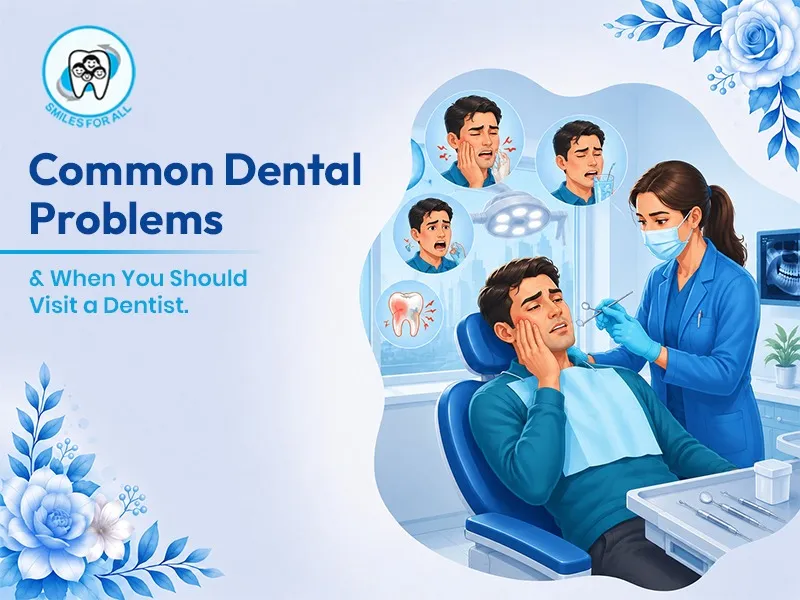 Dental warning signs including tooth pain, sensitivity and bleeding gums