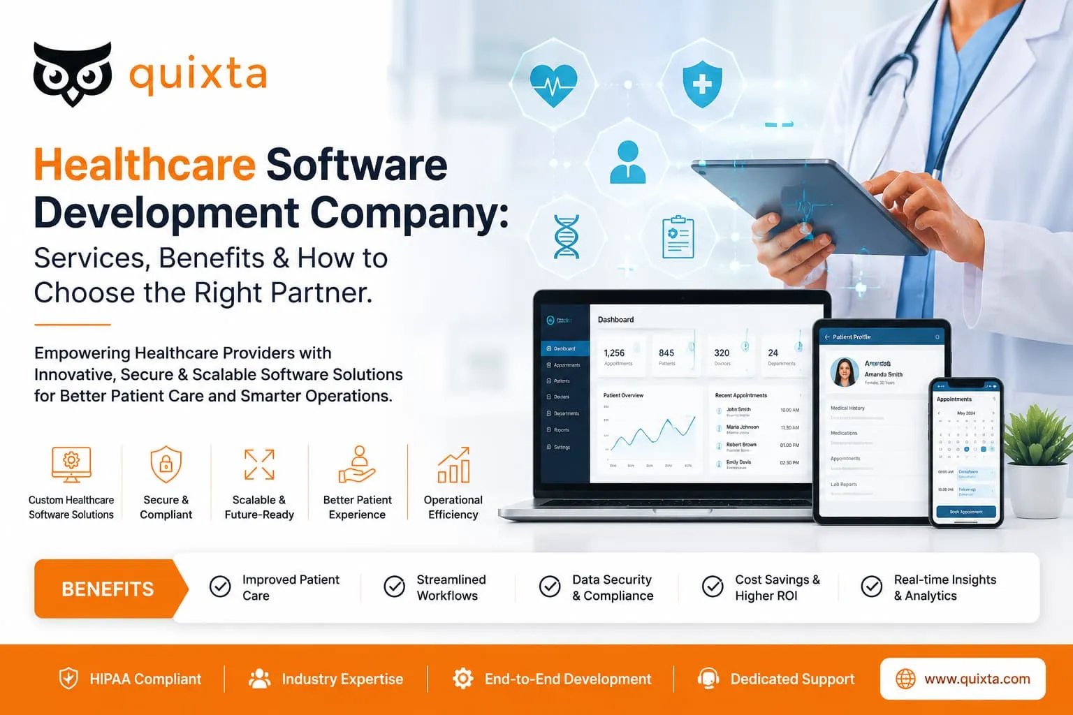Healthcare Software Development Company: Services, Benefits & How to Choose the Right Partner