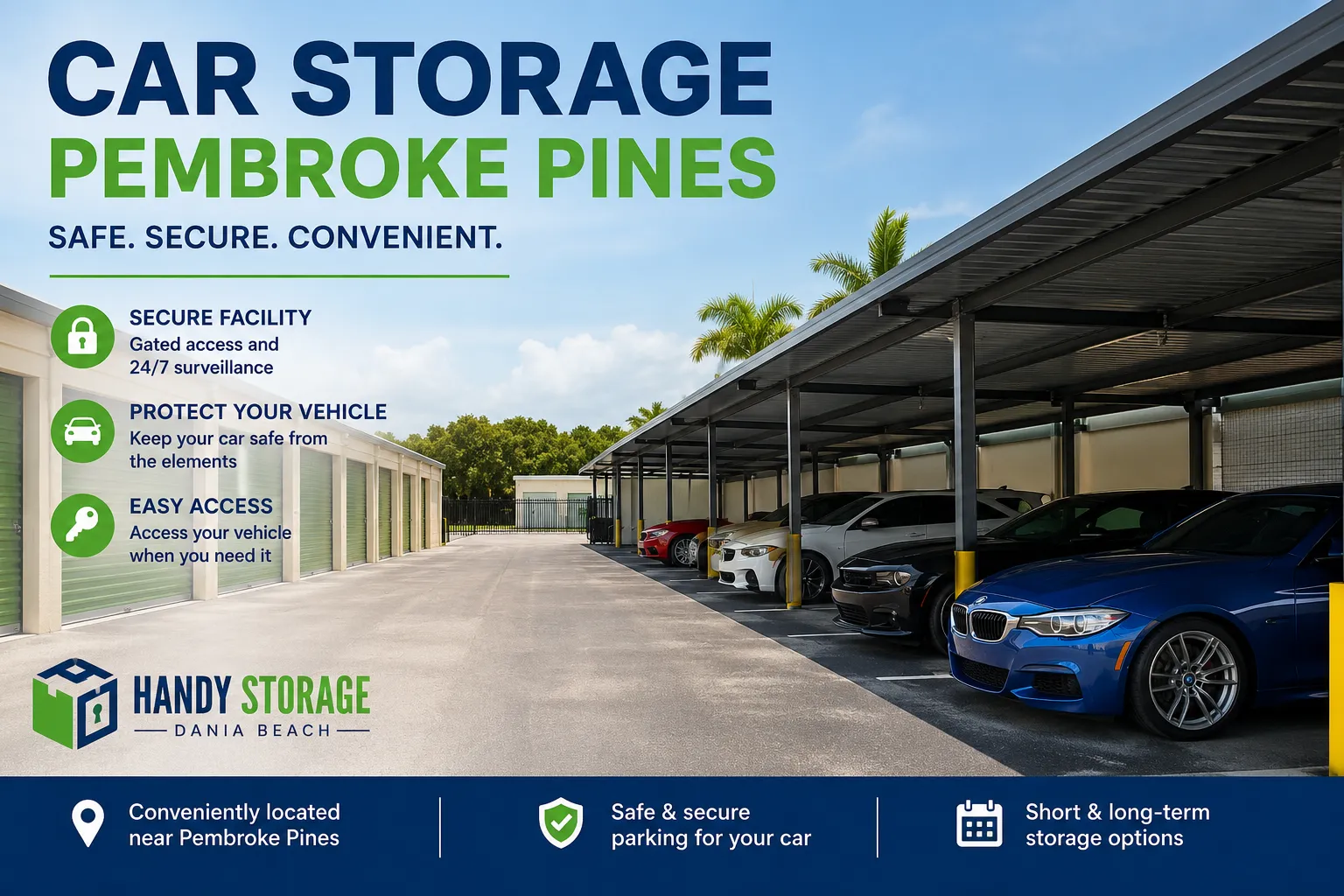 Car Storage in Pembroke Pines: Safe Vehicle Storage Options
