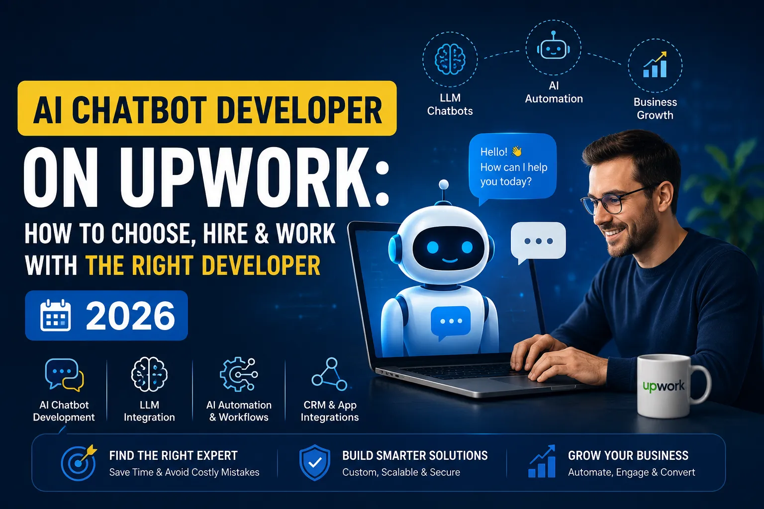 AI Chatbot Developer on Upwork: How to Choose, Hire & Work With the Right Developer in 2026