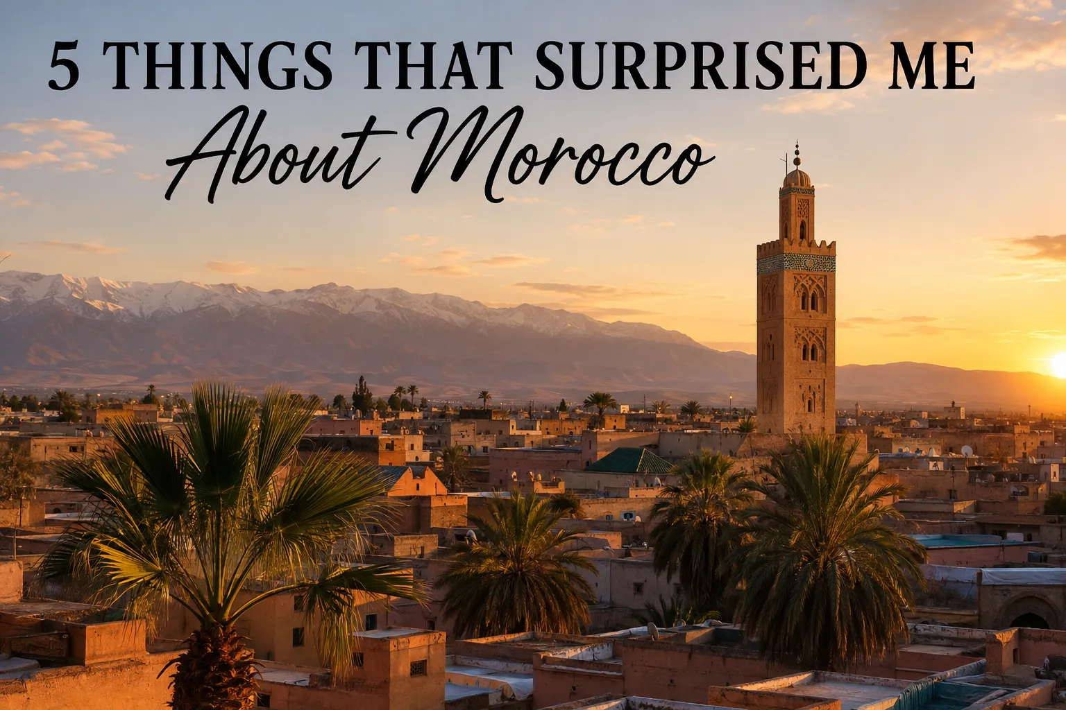 5 Things That Surprised Me Most About Travelling in Morocco