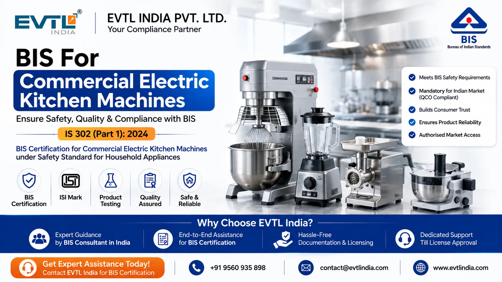 BIS For Commercial Electric Kitchen Machines