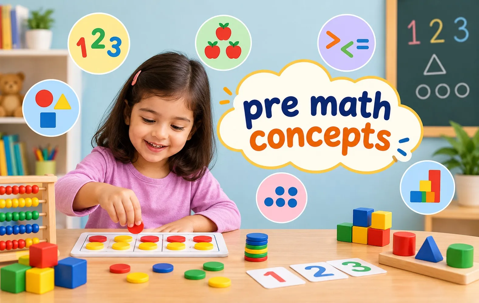 Pre Math Concepts: Helping Children Build a Love for Mathematics