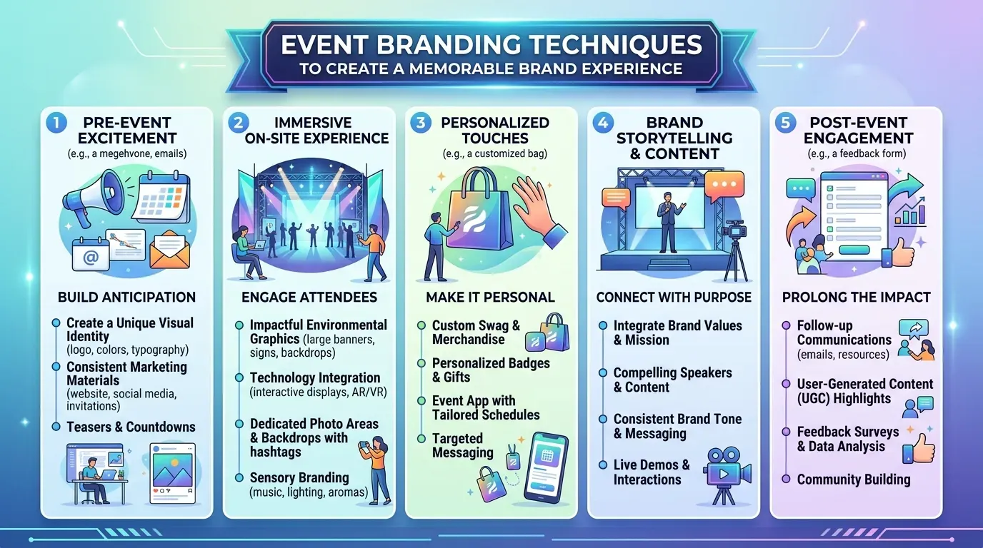 Event Branding Techniques to Create a Memorable Brand Experience