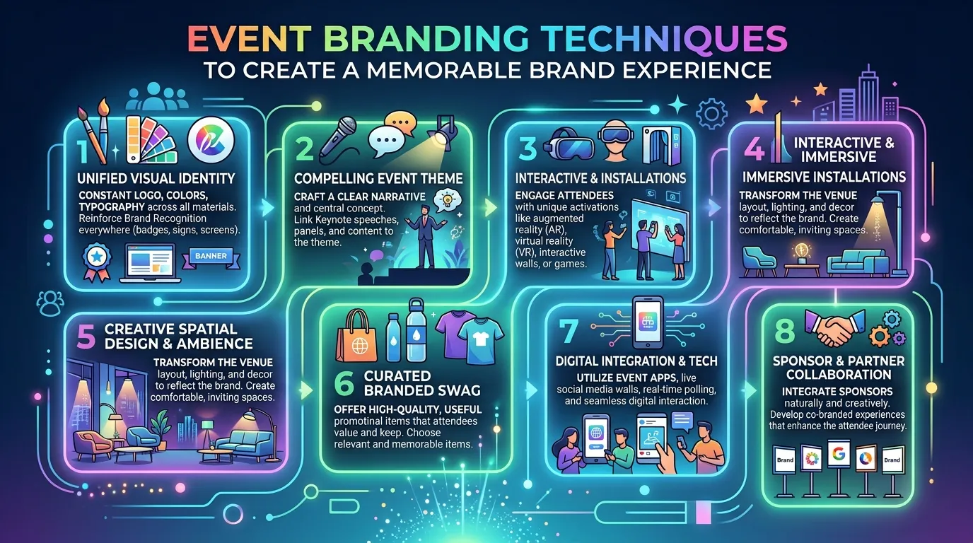 Event Branding Techniques to Create a Memorable Brand Experience