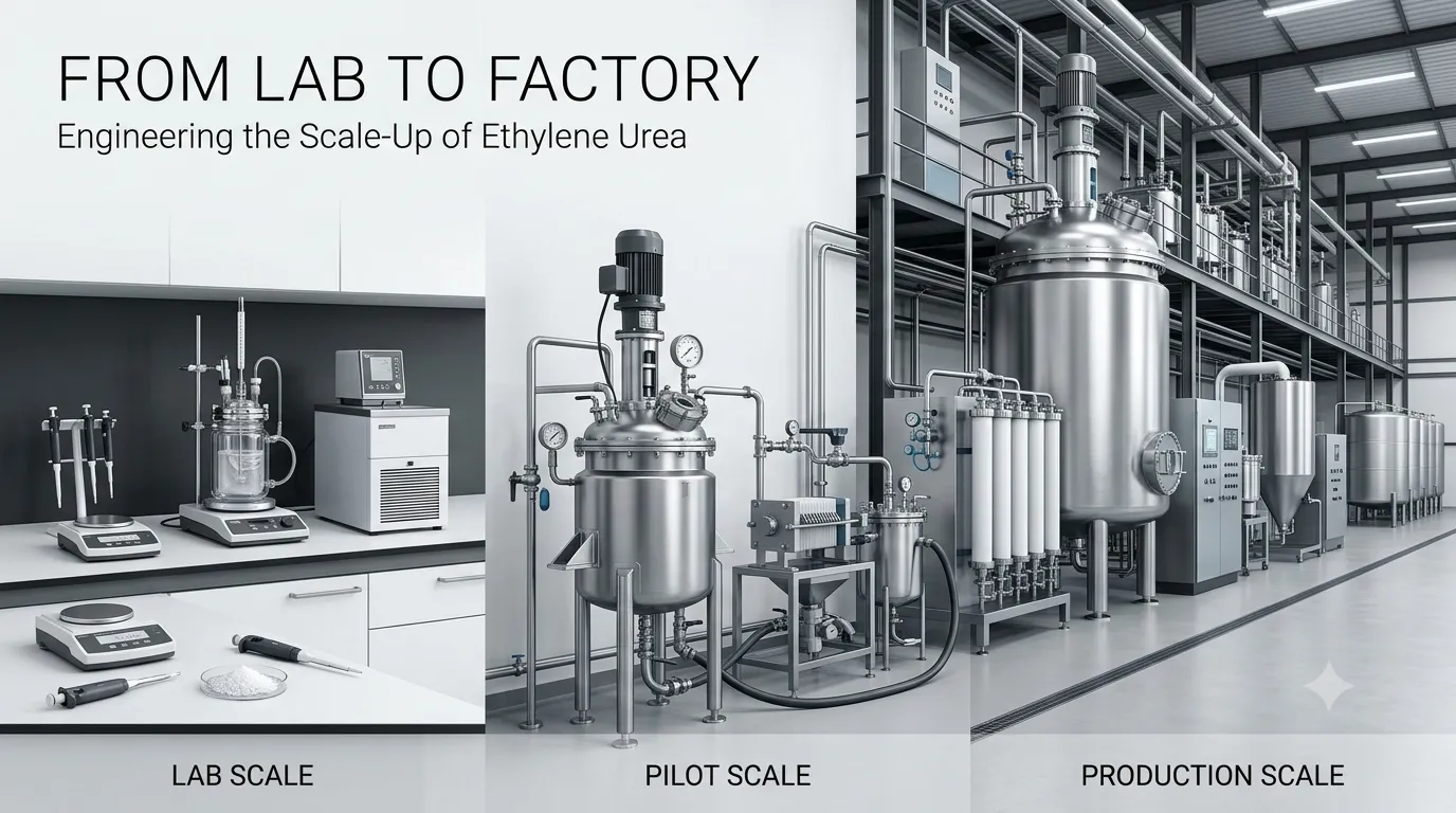 Scaling Ethylene Urea for Corrosion Inhibitors: From Laboratory Development to Industrial Production