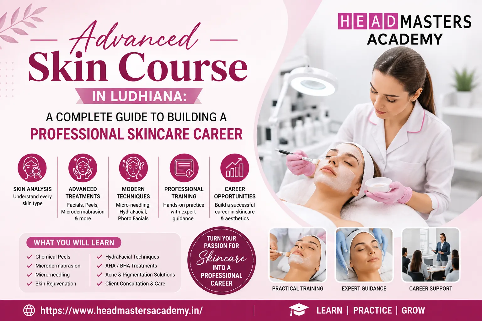 Advanced Skin Course in Ludhiana: A Complete Guide to Building a Professional Skincare Career