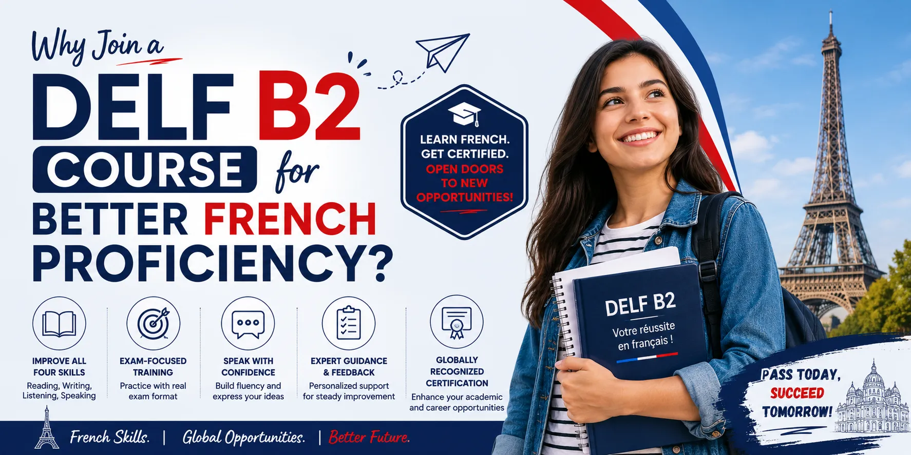 Why Join a DELF B2 Course for Better French Proficiency?