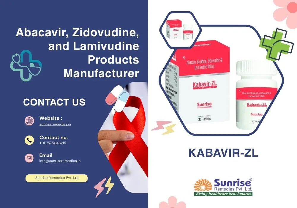 Abacavir, Zidovudine, and Lamivudine Products Manufacturer