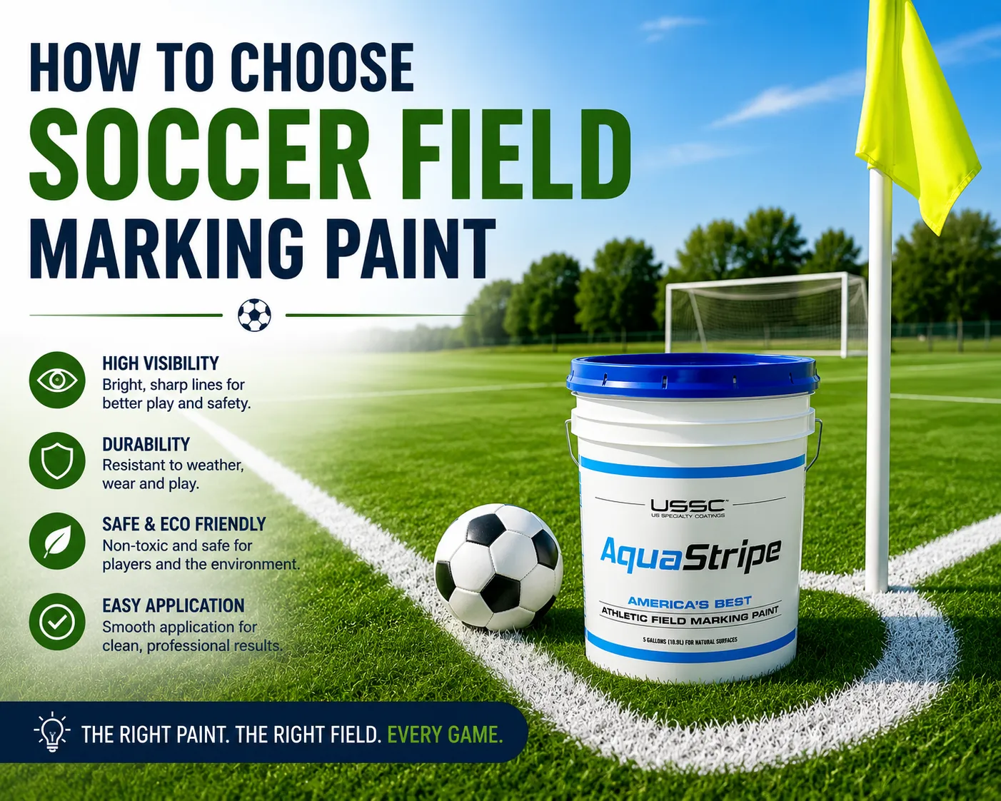 How to Choose Soccer Field Marking Paint