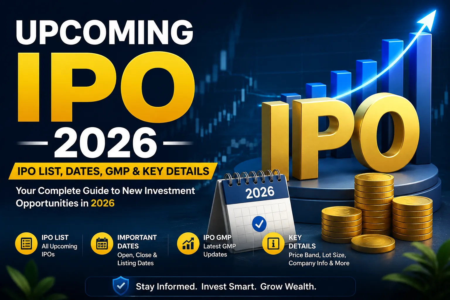 Upcoming IPO 2026: IPO List, Dates, GMP & Key Details