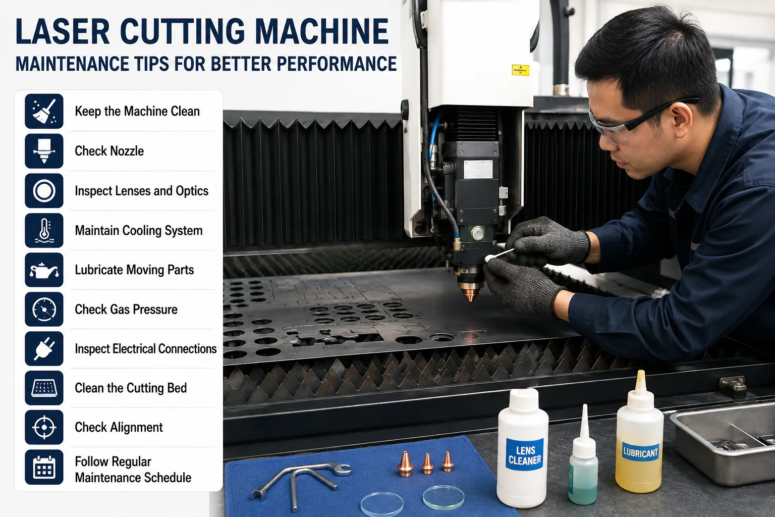 Laser Cutting Machine Maintenance Tips for Better Performance