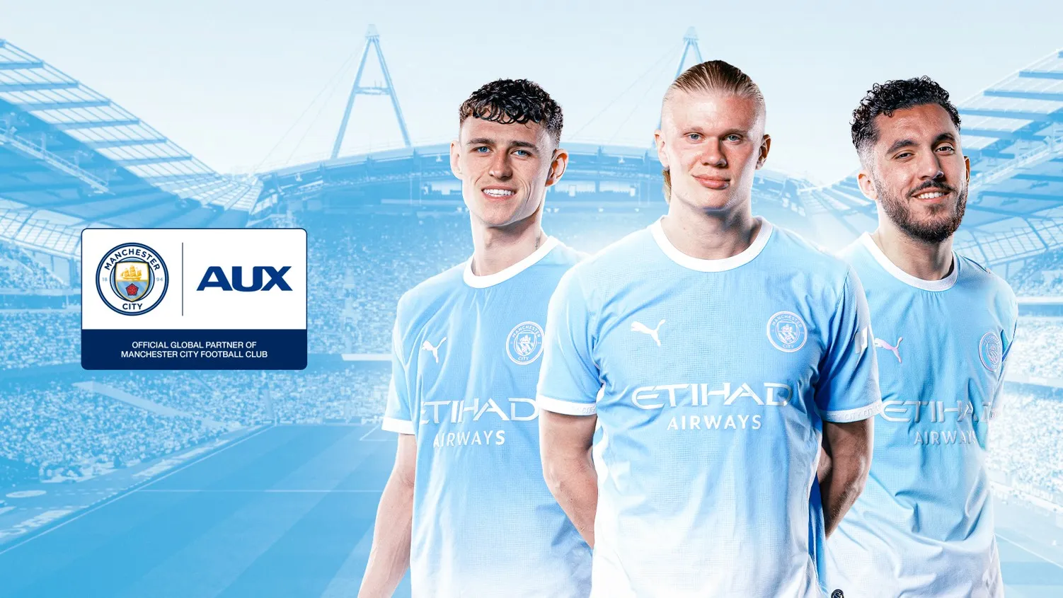 AUX wird offiziell globaler Partner von Manchester City