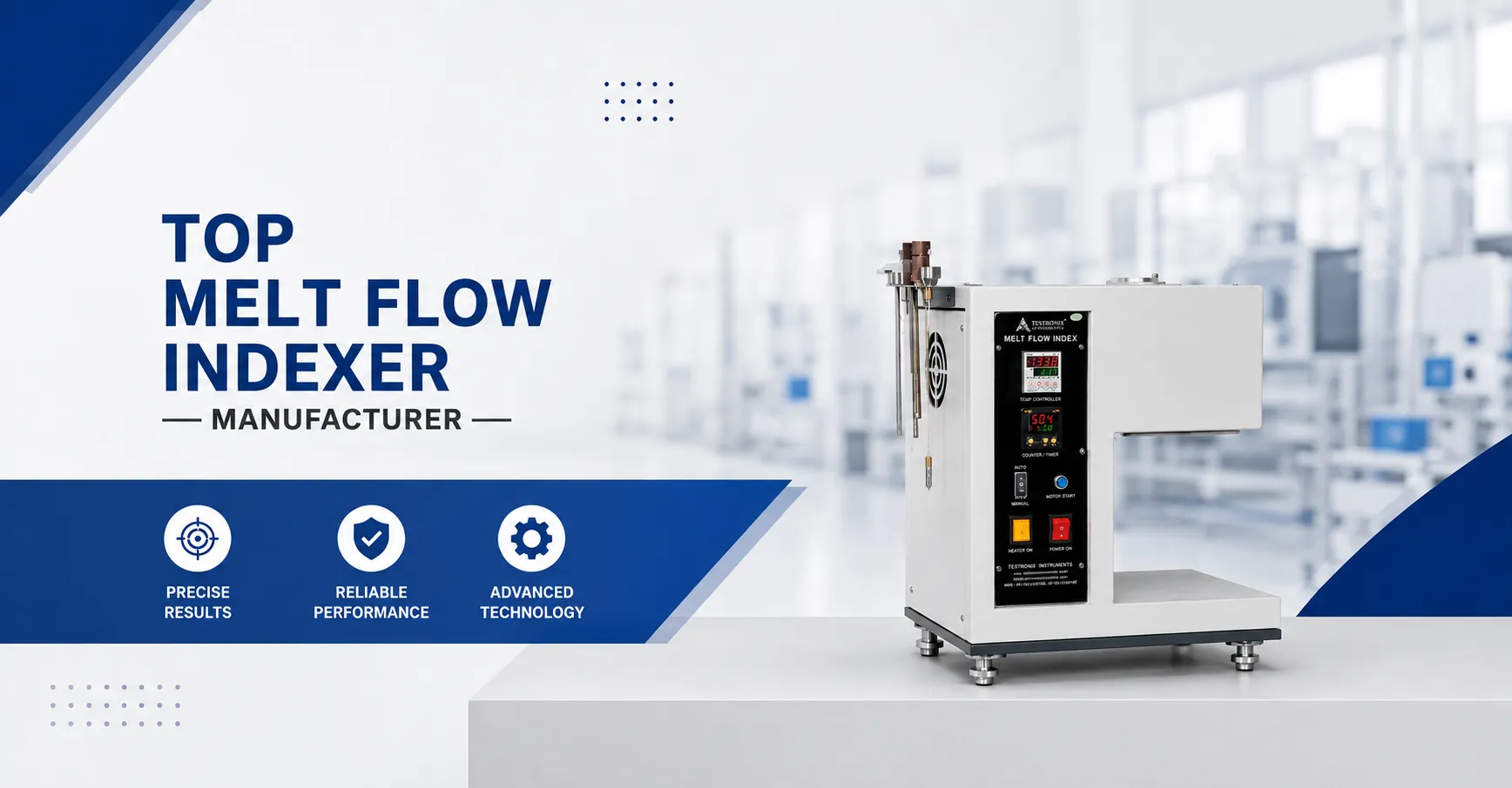 Top Melt Flow Indexer Manufacturer for Plastic Manufacturing Industries