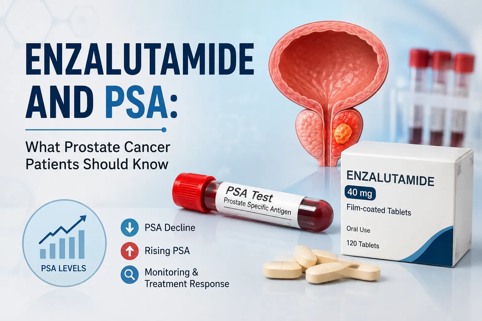 How PSA Levels Are Monitored During Enzalutamide Treatment