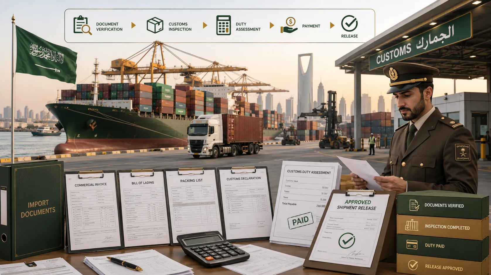 From Shipment Arrival to Release: Understanding Saudi Customs