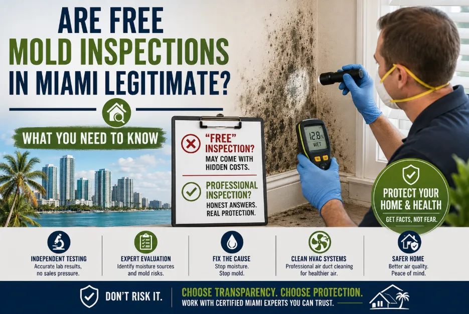 Are Free Mold Inspections in Miami Legitimate? What You Need to Know