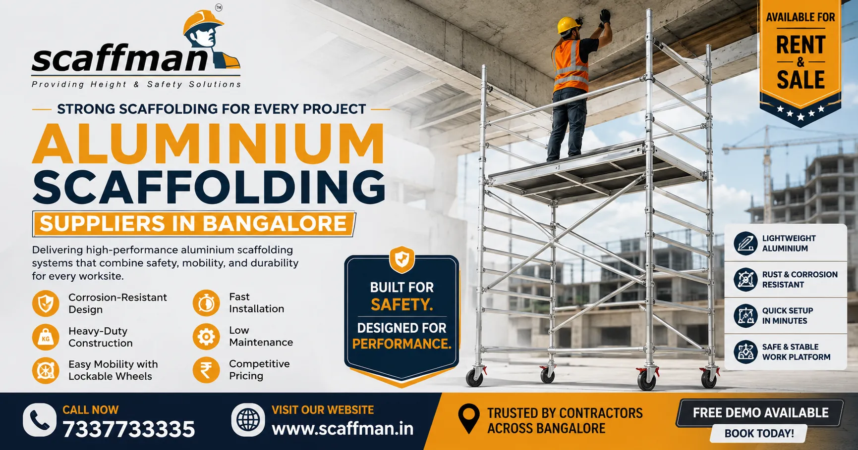 What Affects the Cost of Aluminium Scaffolding for Projects in Bangalore?