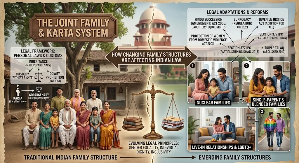 How Changing Family Structures Are Affecting Indian Law