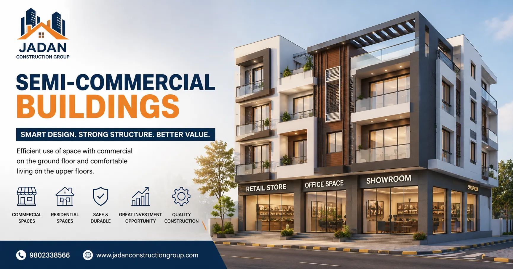 Semi-Commercial Building Design and Construction in Nepal