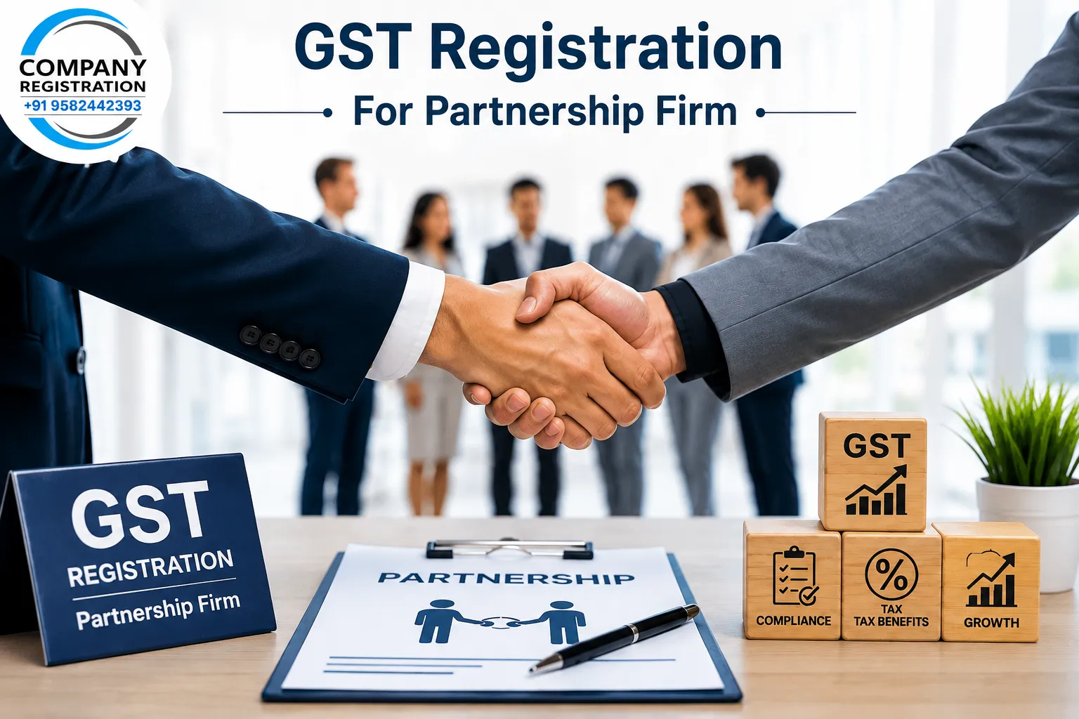 GST Registration For Partnership Firm Online in india