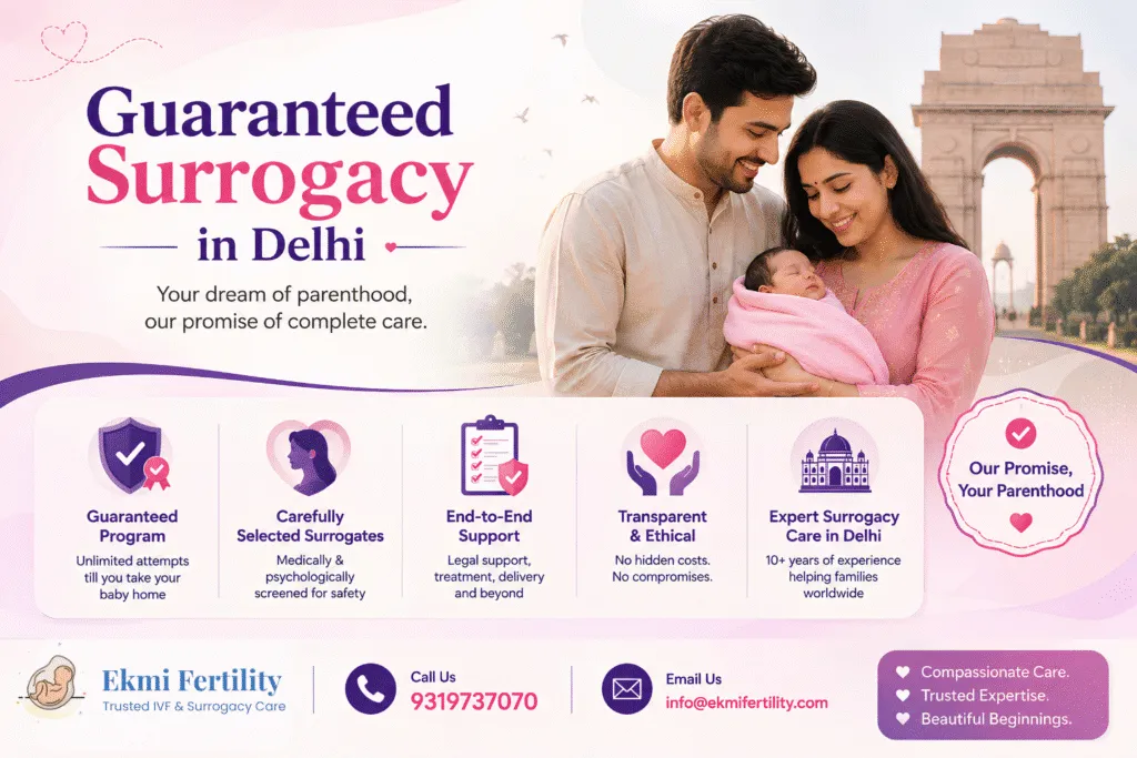 Guaranteed Surrogacy Program in Delhi & New Delhi: A Guide for Intended Parents