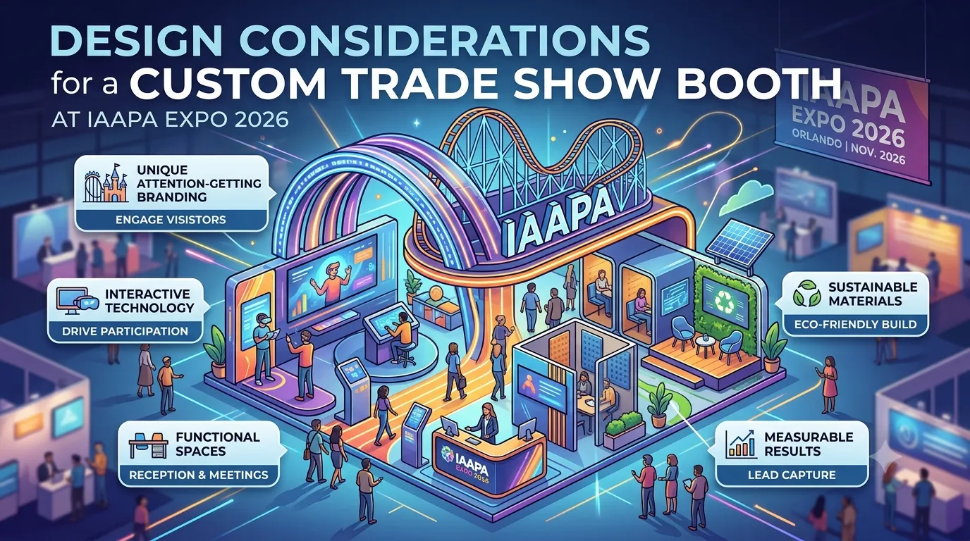 Design Considerations for a Custom Trade Show Booth at IAAPA Expo 2026