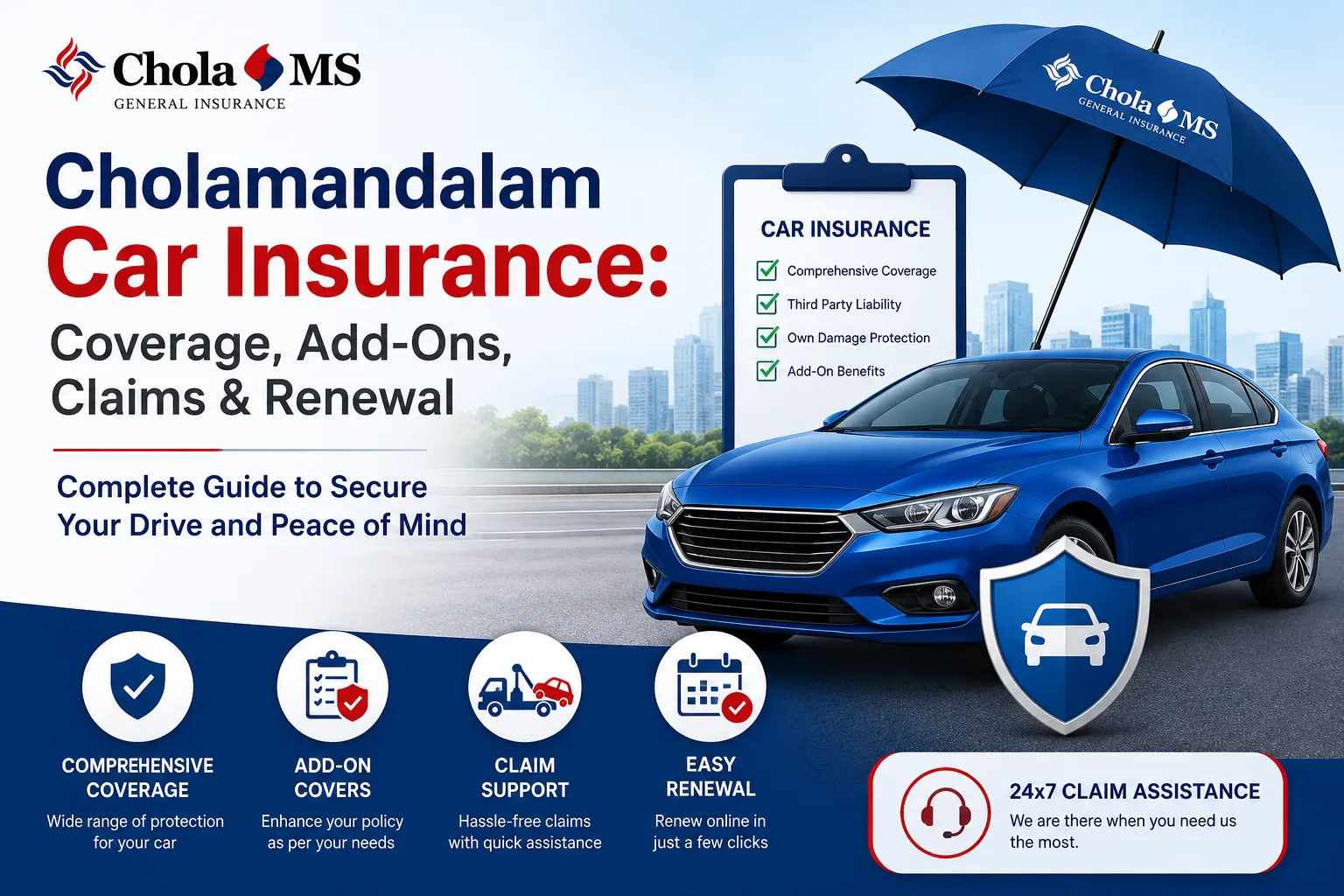 Cholamandalam Car Insurance: Policy Options, Coverage & Add-On Benefits