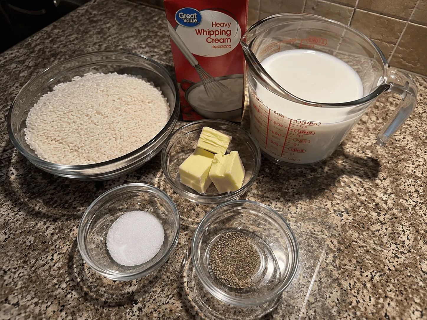  ingredients for creamy rice
