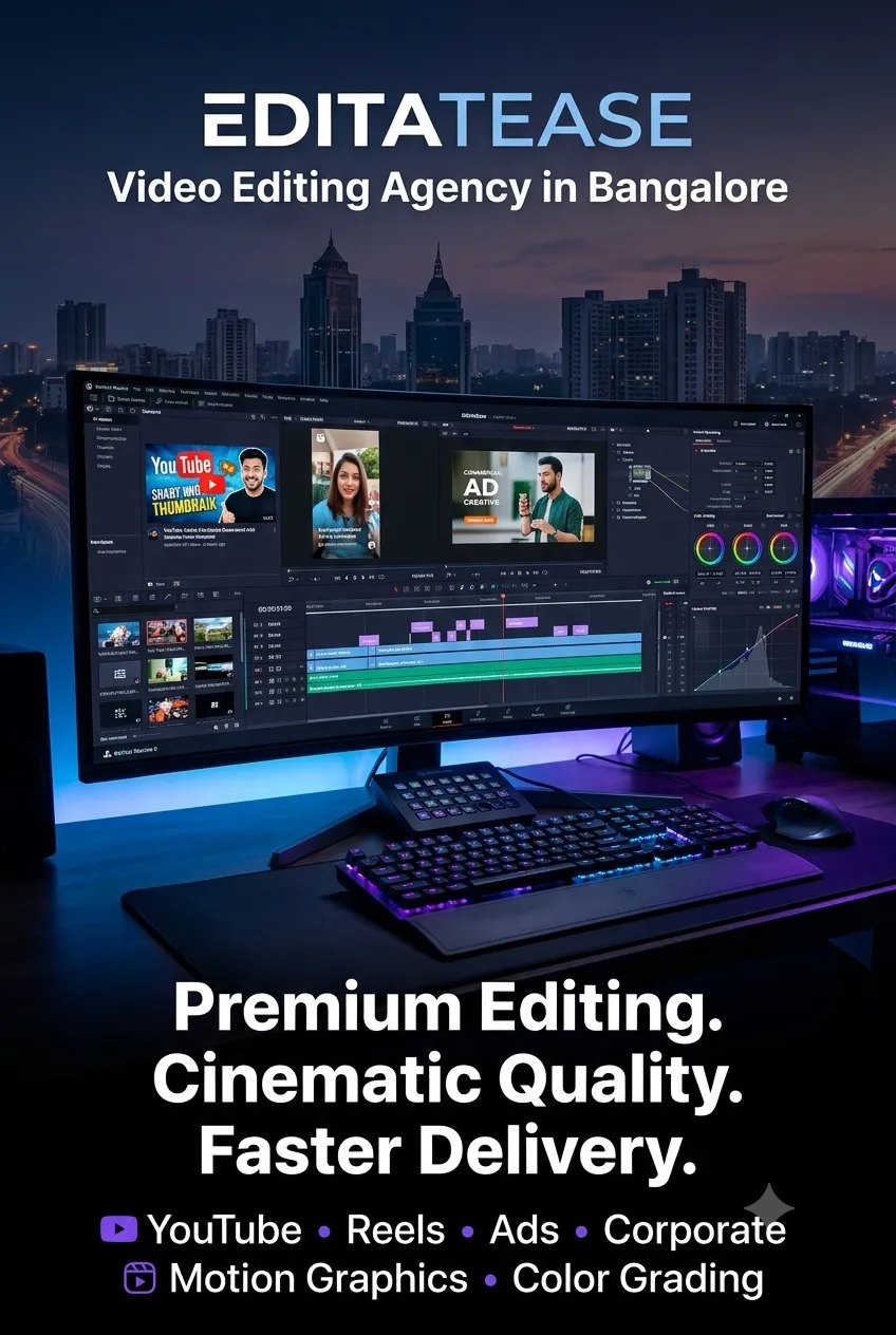 Video Editing Agency in Bangalore for Multi-Platform Content Creation