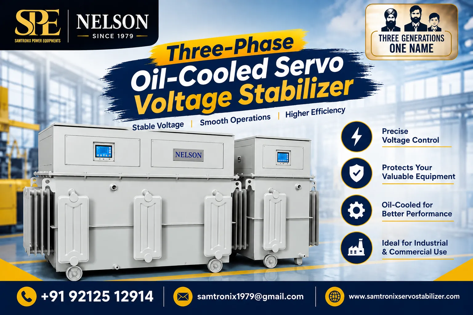 Three-Phase Oil-Cooled Servo Voltage Stabilizer: Understanding Its Role in Industrial Efficiency and ROI