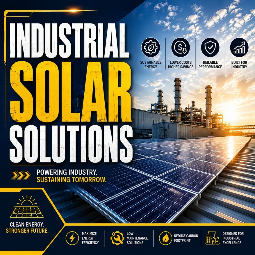 Industrial Solar Solutions: Reduce Energy Costs with Reliable Solar Power