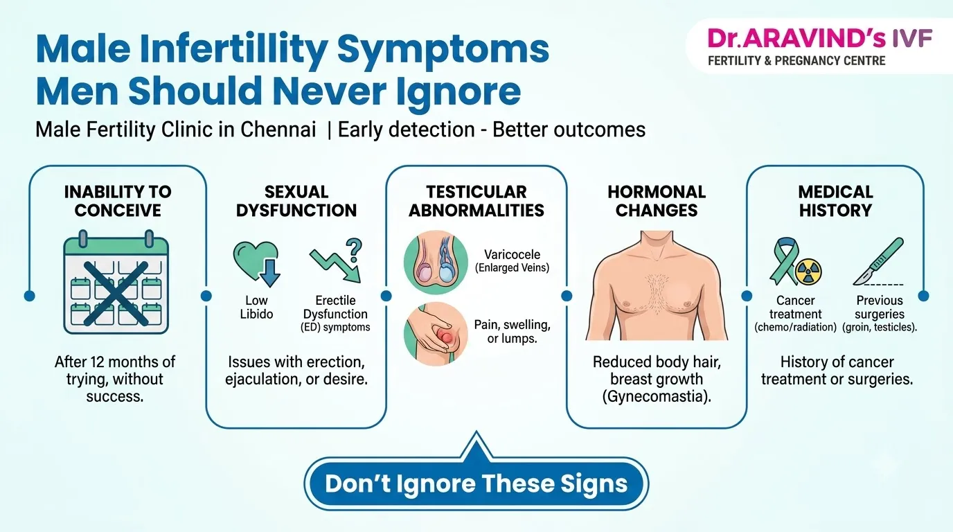 Male Infertility Symptoms Men Should Never Ignore