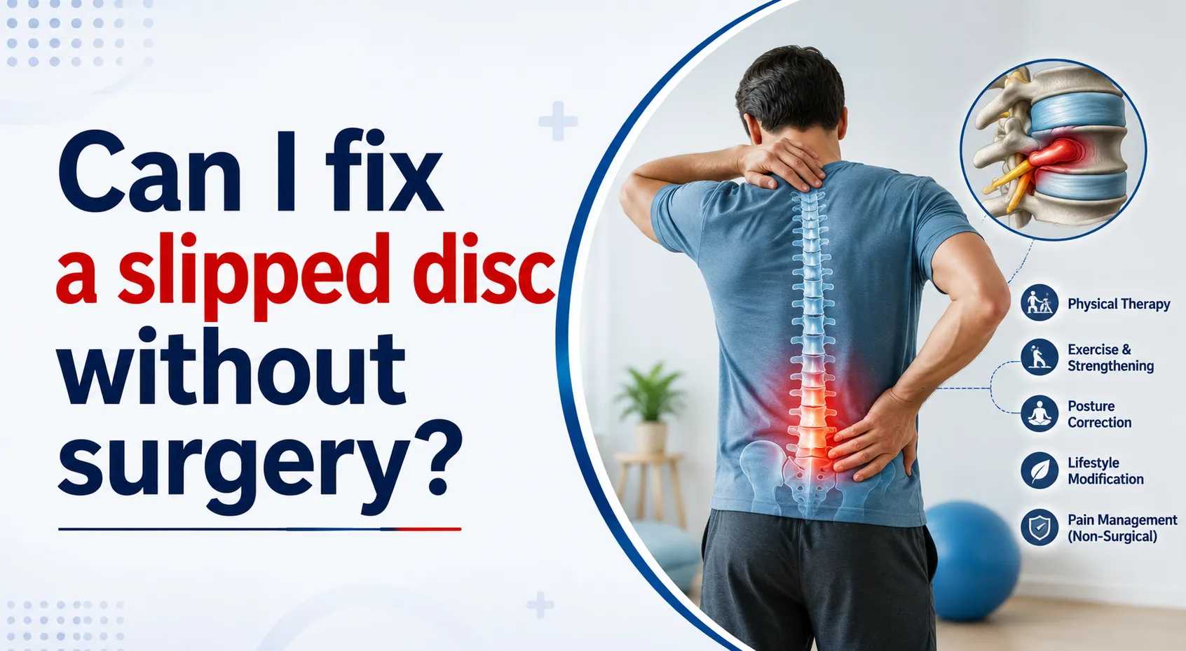 Can I Fix a Slipped Disc Without Surgery?