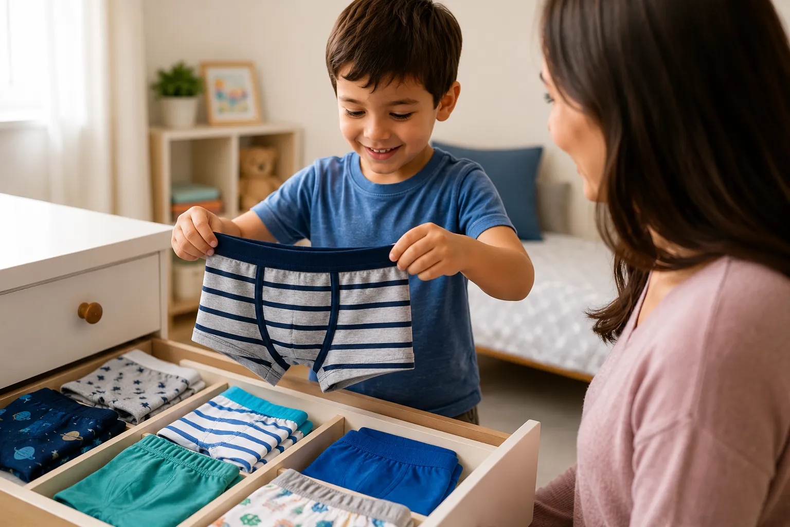 How to Help Kids Feel Independent by Letting Them Pick Their Own Underwear