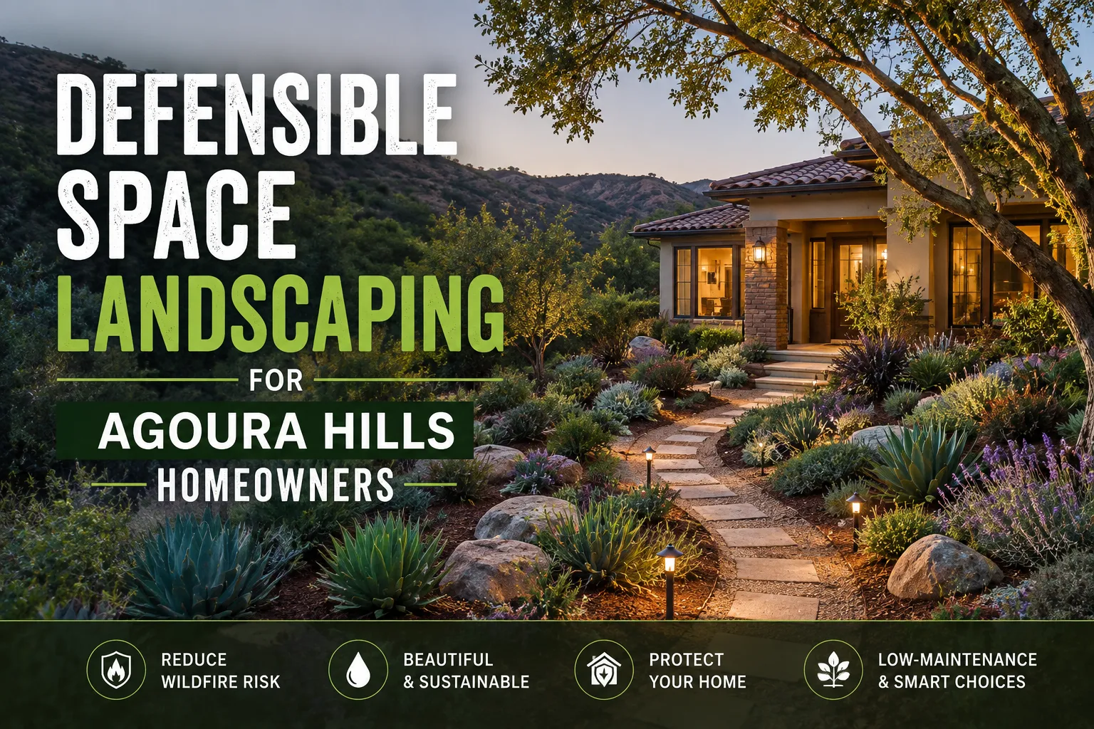 Defensible Space Landscaping for Agoura Hills Homeowners