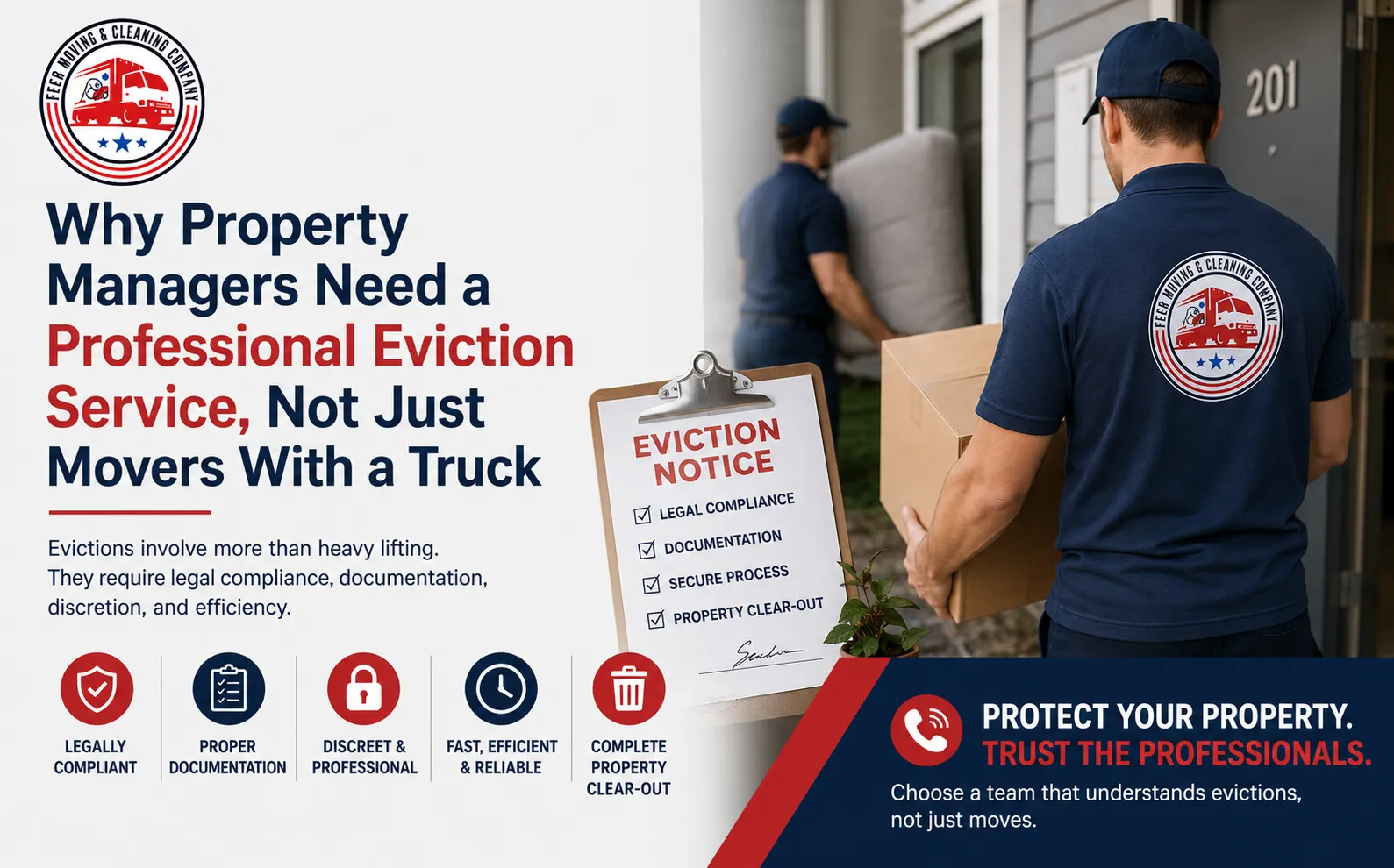 Why Property Managers Need a Professional Eviction Service, Not Just Movers With a Truck