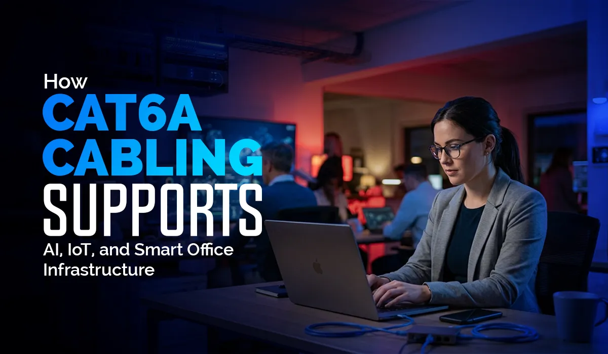 How Cat6A Cabling Supports AI, IoT, and Smart Office Infrastructure