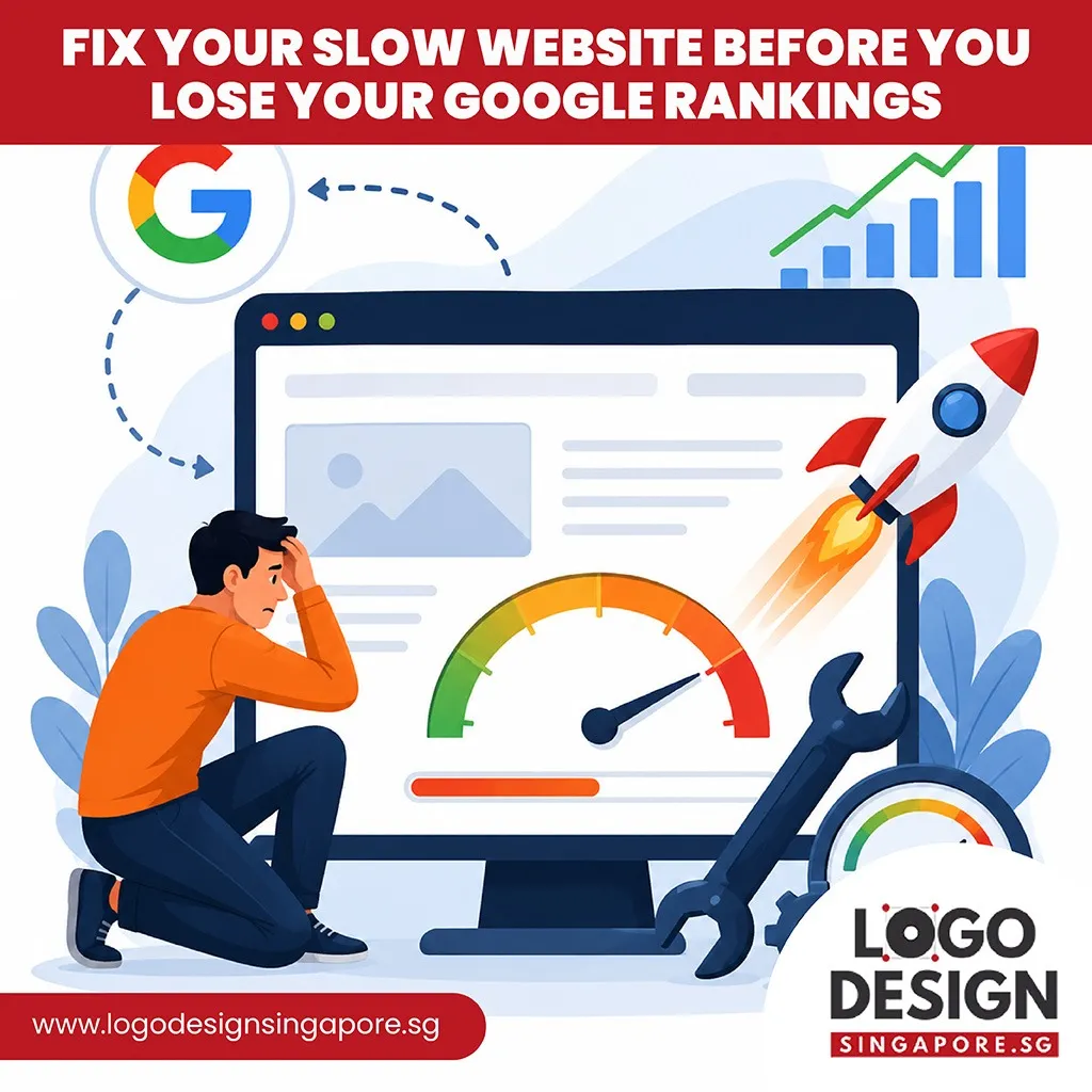Fix Your Slow Website Before You Lose Your Google Rankings-Logo Design Singapore