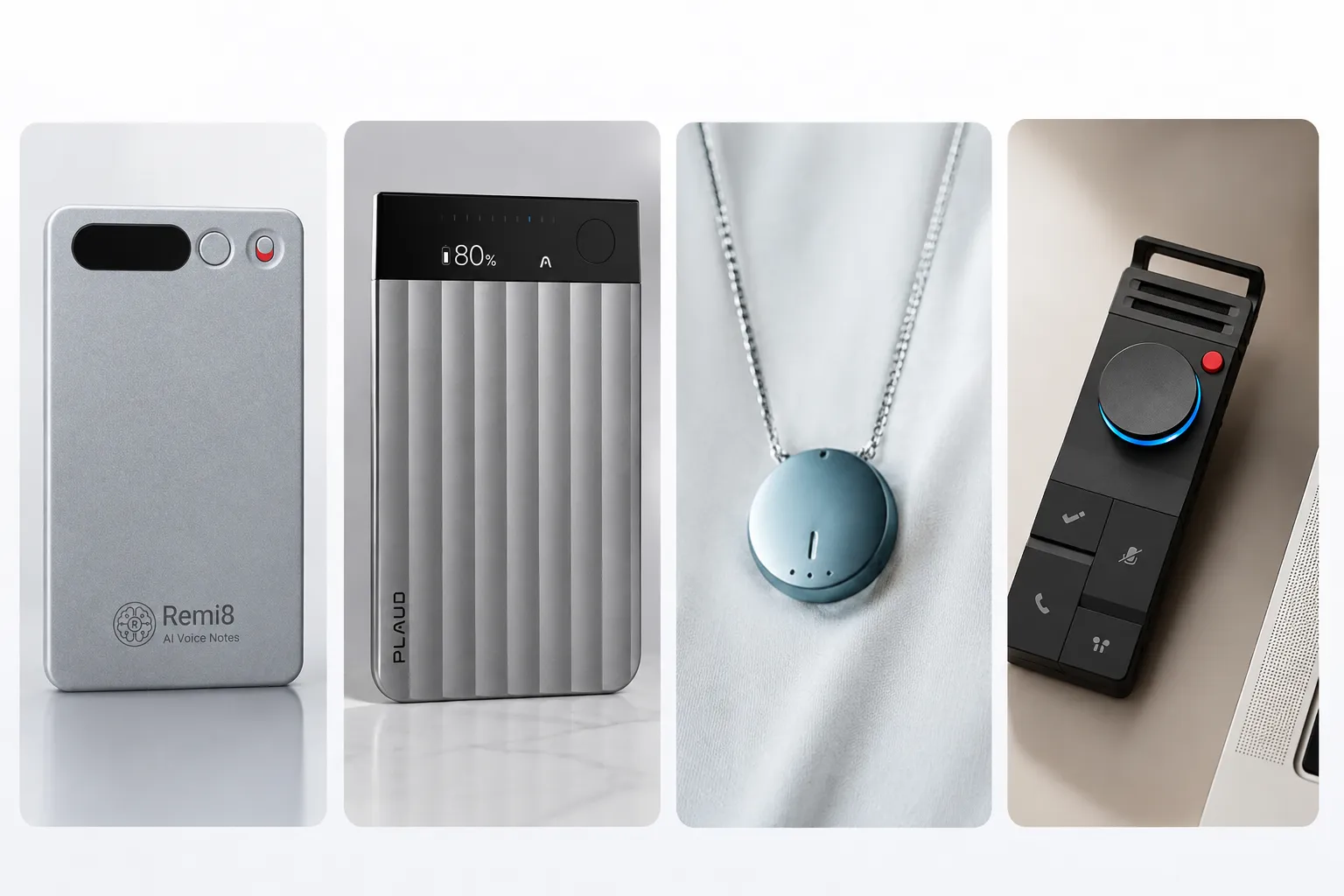 Remi8 AI vs PLAUD vs Omi vs HiDock: Which AI Voice Recorder Is Best for Professionals?