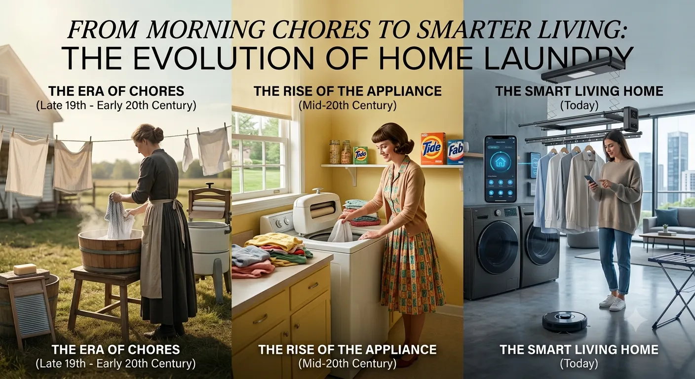 From Morning Chores to Smarter Living: The Evolution of Home Laundry