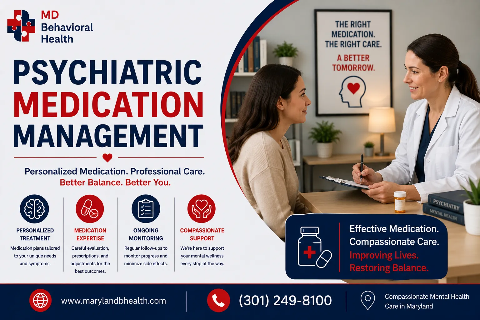 Psychiatric Medication Management in Maryland