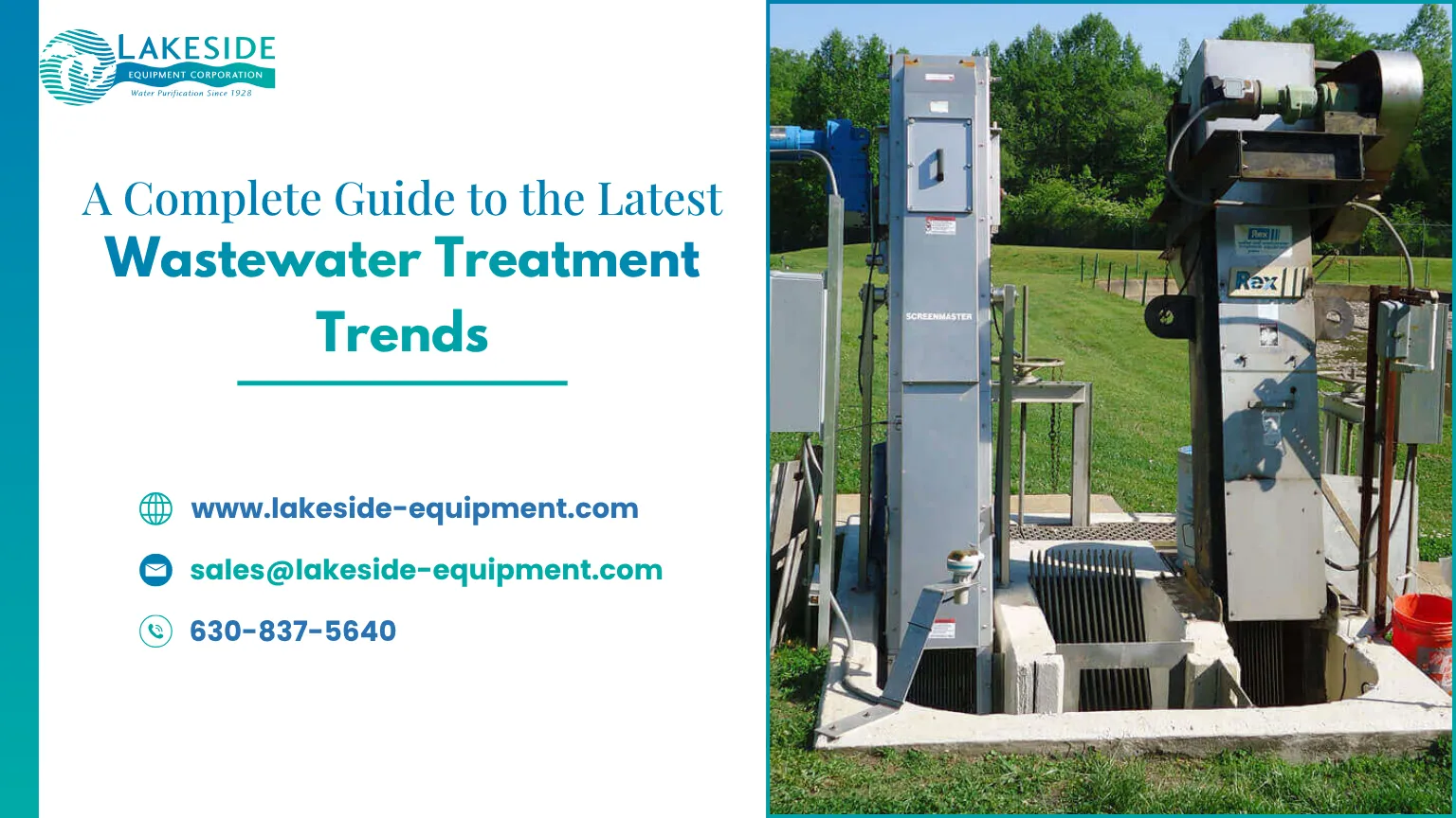 A Complete Guide to the Latest Wastewater Treatment Trends
