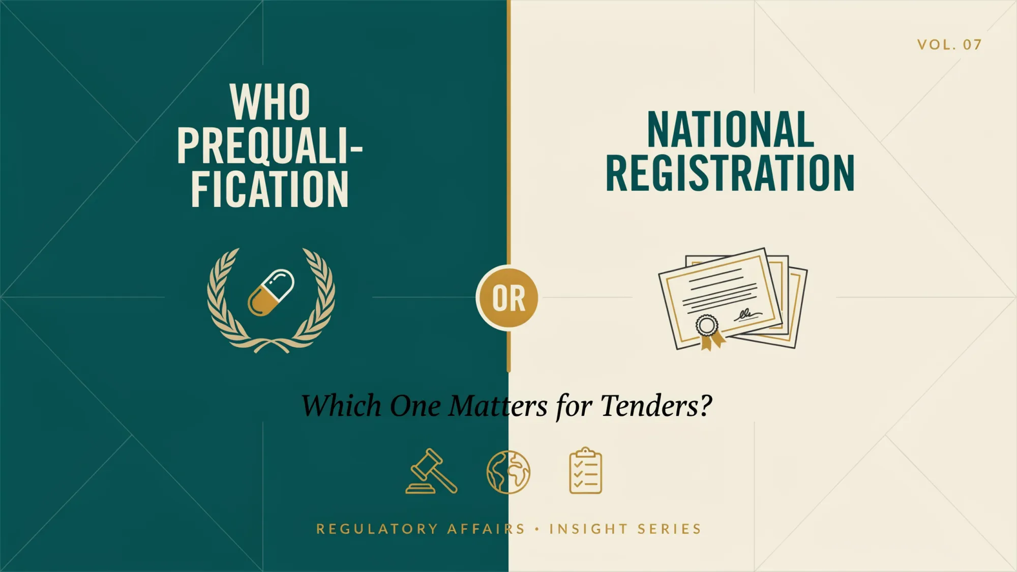 WHO Prequalification or National Registration: Which One Matters for Tenders?