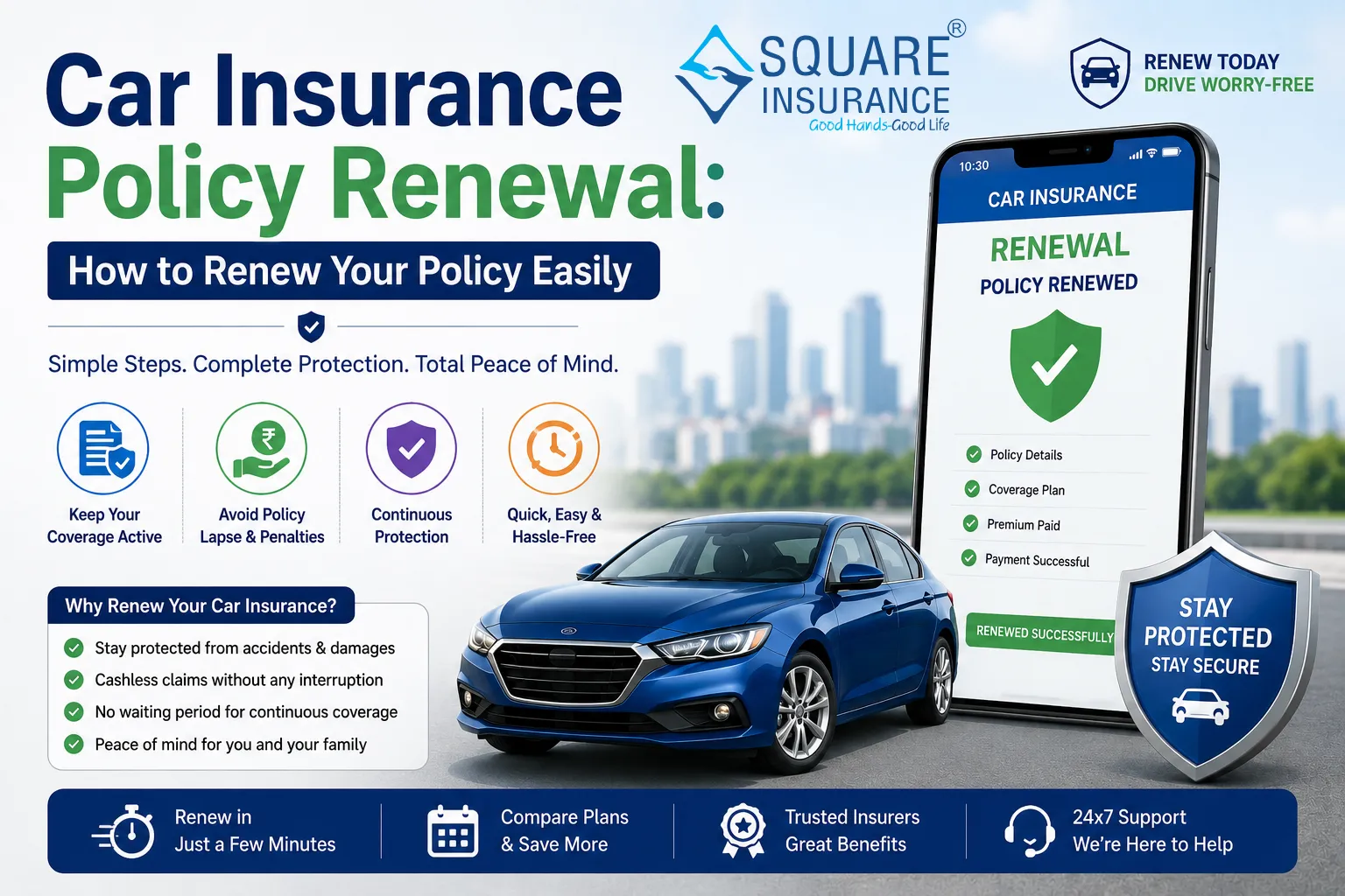 Car Insurance Policy Renewal: How to Renew Your Policy Easily