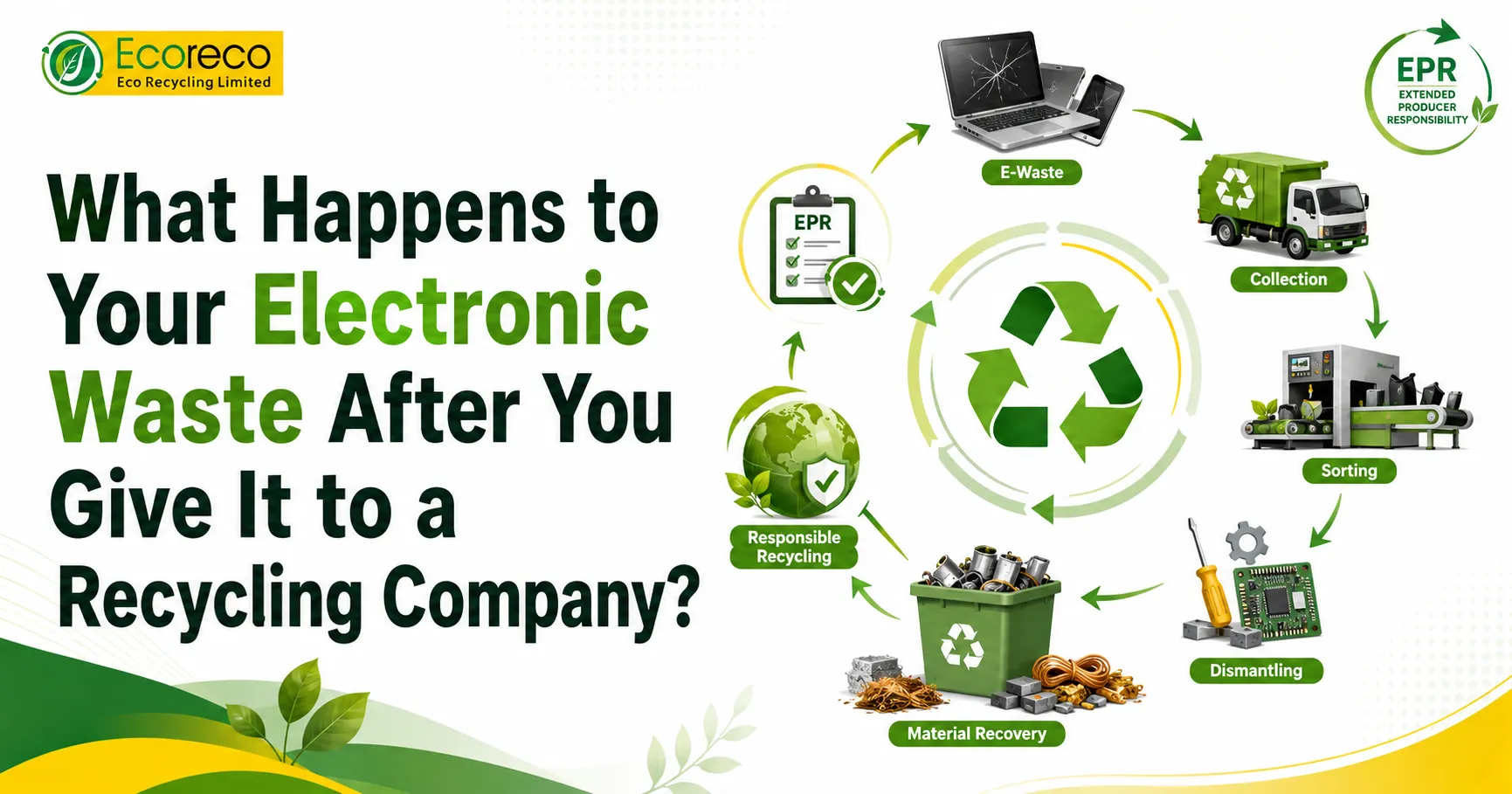 What Happens to Your Electronic Waste After You Give It to a Recycling Company?